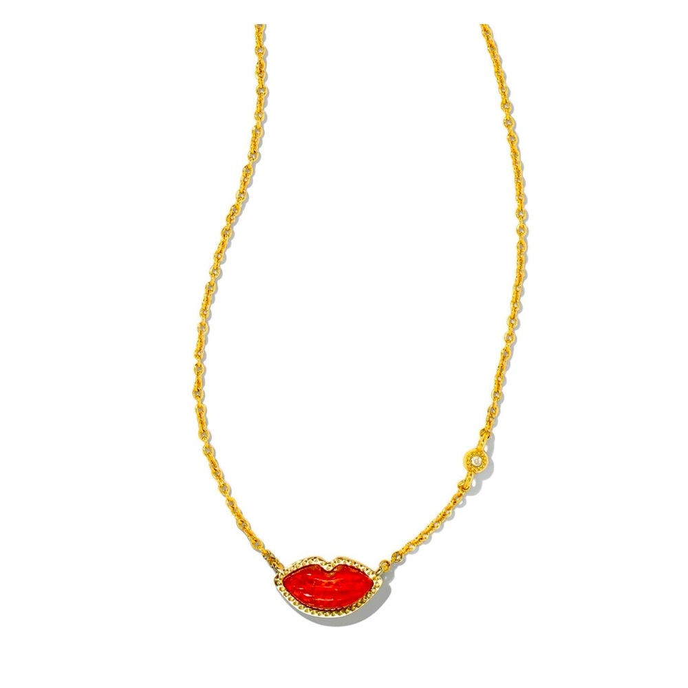 KENDRA SCOTT LIPS NECKLACE